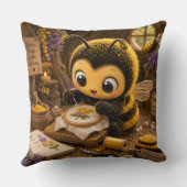 Goldene Hummel im Blütentanz.11 クッション (裏面)
