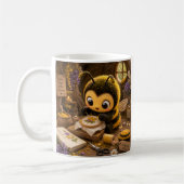 Goldene Hummel im Blütentanz.11 コーヒーマグカップ (左)