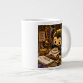 Goldene Hummel im Blütentanz.11 ジャンボコーヒーマグカップ (正面右)
