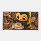Goldene Hummel im Blütentanz.11 デスクマット (正面)