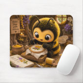 Goldene Hummel im Blütentanz.11 マウスパッド (マウス)