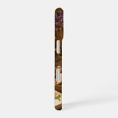 Goldene Hummel im Blütentanz.11 iPhone 16ケース (右側面)