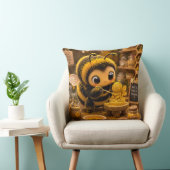 Goldene Hummel im Blütentanz.12 クッション (椅子)