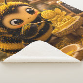 Goldene Hummel im Blütentanz.12 シェルパブランケット (3/4)