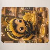 Goldene Hummel im Blütentanz.12 シェルパブランケット (正面(横))