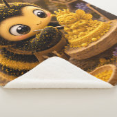 Goldene Hummel im Blütentanz.12 シェルパブランケット (3/4)