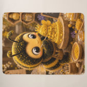 Goldene Hummel im Blütentanz.12 シェルパブランケット (正面(横))