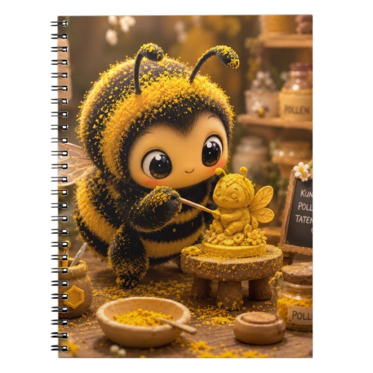 Goldene Hummel im Blütentanz.12 ノートブック (正面)