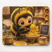 Goldene Hummel im Blütentanz.12 マウスパッド (正面)