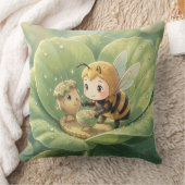Goldene Hummel im Blütentanz.3 クッション (ブランケット)