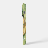 Goldene Hummel im Blütentanz.3 iPhoneケース (左側面)