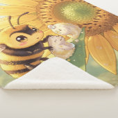 Goldene Hummel im Blütentanz.4 シェルパブランケット (3/4)