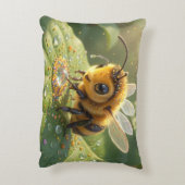 Goldene Hummel im Blütentanz.5 アクセントクッション (裏面(縦))