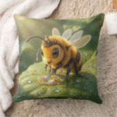 Goldene Hummel im Blütentanz.5 クッション (ブランケット)