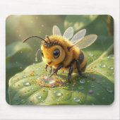 Goldene Hummel im Blütentanz.5 マウスパッド (正面)