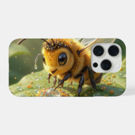 Goldene Hummel im Blütentanz.5 iPhone 15 Proケース