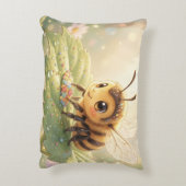 Goldene Hummel im Blütentanz.6 アクセントクッション (裏面(縦))