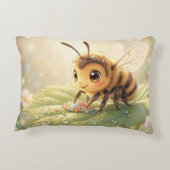 Goldene Hummel im Blütentanz.6 アクセントクッション (裏面)