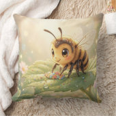 Goldene Hummel im Blütentanz.6 クッション (ブランケット)