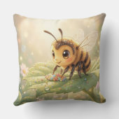 Goldene Hummel im Blütentanz.6 クッション (裏面)