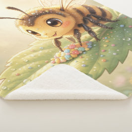 Goldene Hummel im Blütentanz.6 シェルパブランケット