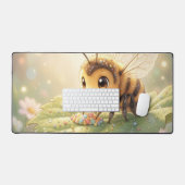 Goldene Hummel im Blütentanz.6 デスクマット (キーボード&マウス)