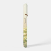 Goldene Hummel im Blütentanz.6 iPhoneケース (右側面)