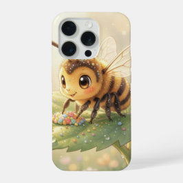 Goldene Hummel im Blütentanz.6 iPhone 15 Proケース
