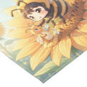 Goldene Hummel im Blütentanz.7 ショートテーブルランナー (コーナー)