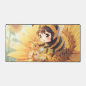 Goldene Hummel im Blütentanz.7 デスクマット (正面)