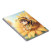 Goldene Hummel im Blütentanz.7 ノートブック (右側)