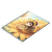 Goldene Hummel im Blütentanz.7 ノートブック (左側)