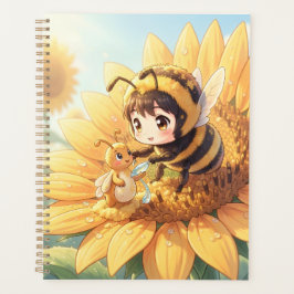 Goldene Hummel im Blütentanz.7 プランナー手帳