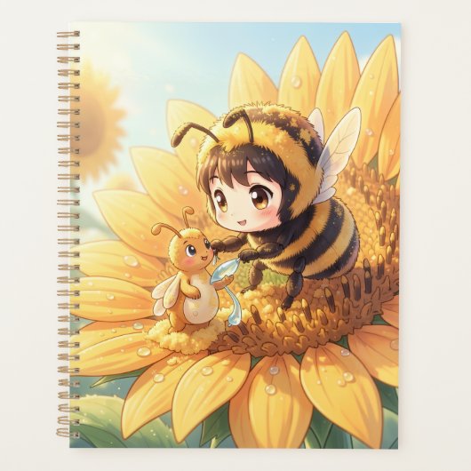 Goldene Hummel im Blütentanz.7 プランナー手帳 (正面)