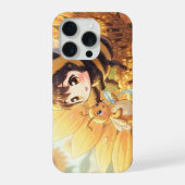 Goldene Hummel im Blütentanz.7 iPhoneケース (裏面)