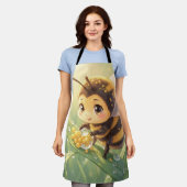 Goldene Hummel im Blütentanz.8 エプロン (着用した状態)