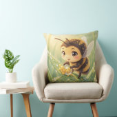 Goldene Hummel im Blütentanz.8 クッション (椅子)