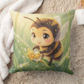 Goldene Hummel im Blütentanz.8 クッション (ブランケット)