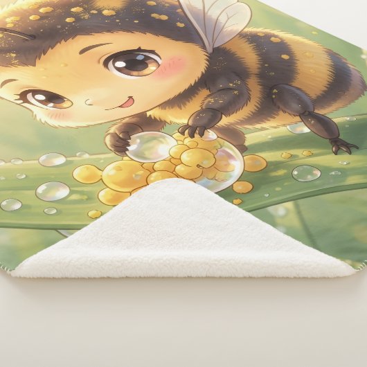 Goldene Hummel im Blütentanz.8 シェルパブランケット (3/4)