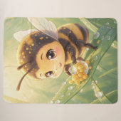 Goldene Hummel im Blütentanz.8 シェルパブランケット (正面(横))