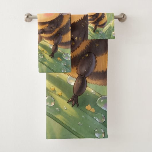 Goldene Hummel im Blütentanz.8 バスタオルセット (インサイチュ)