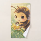Goldene Hummel im Blütentanz.8 バスタオルセット (ハンドタオル)
