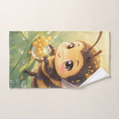 Goldene Hummel im Blütentanz.8 バスタオルセット (ハンドタオル)