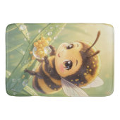 Goldene Hummel im Blütentanz.8 バスマット (正面)