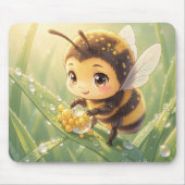 Goldene Hummel im Blütentanz.8 マウスパッド (正面)