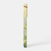 Goldene Hummel im Blütentanz.8 iPhone 16ケース (右側面)