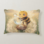 Goldene Hummel im Blütentanz.9 アクセントクッション (裏面)