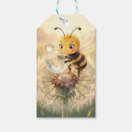 Goldene Hummel im Blütentanz.9 ギフトタグ