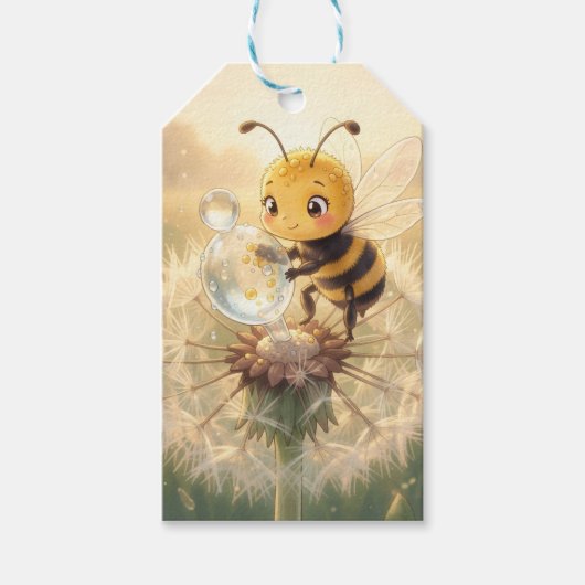 Goldene Hummel im Blütentanz.9 ギフトタグ (正面)