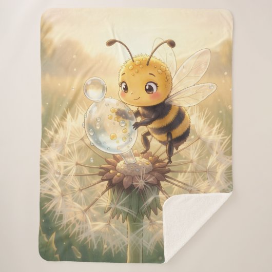 Goldene Hummel im Blütentanz.9 シェルパブランケット (正面)